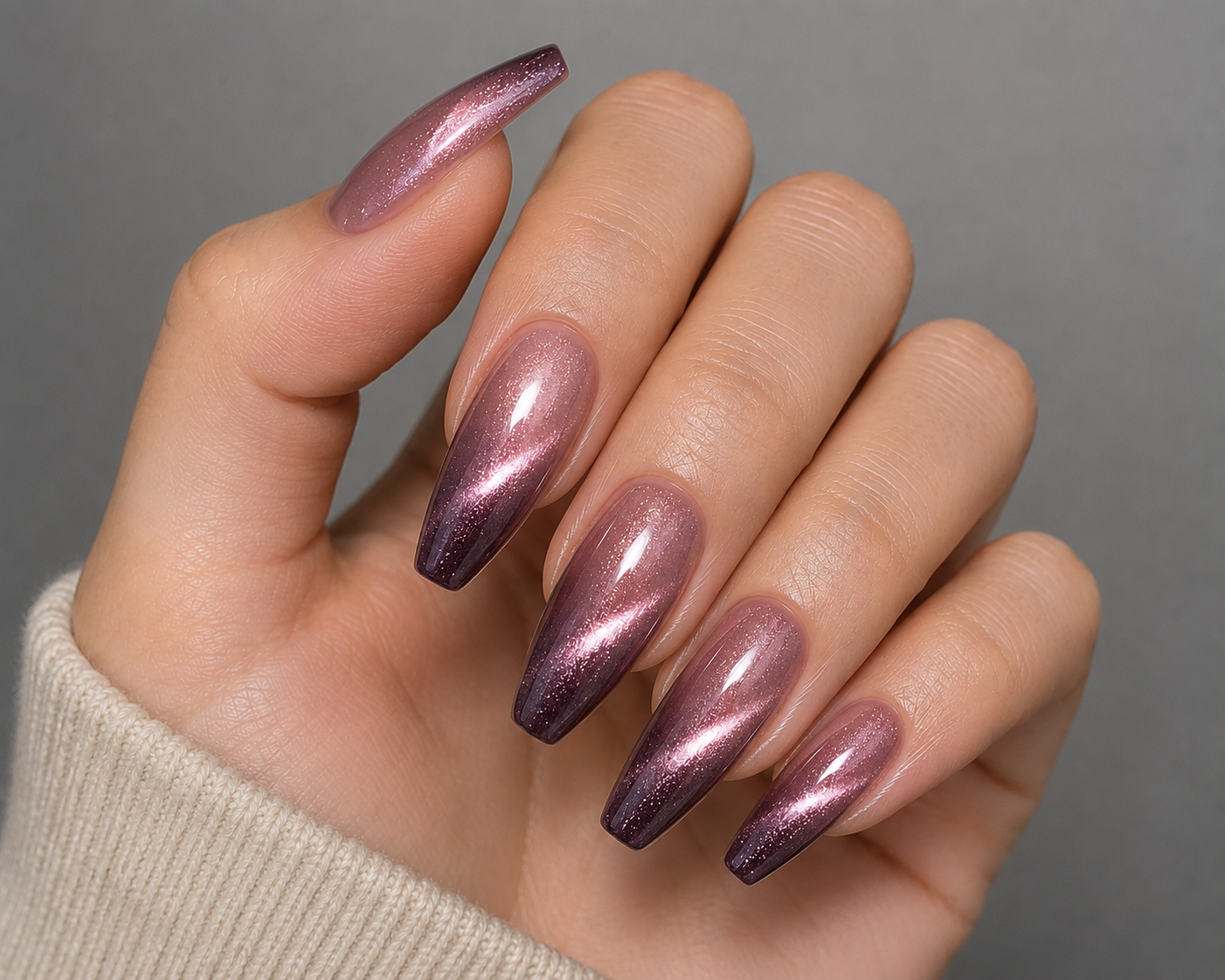 Chrome Cateye ombre