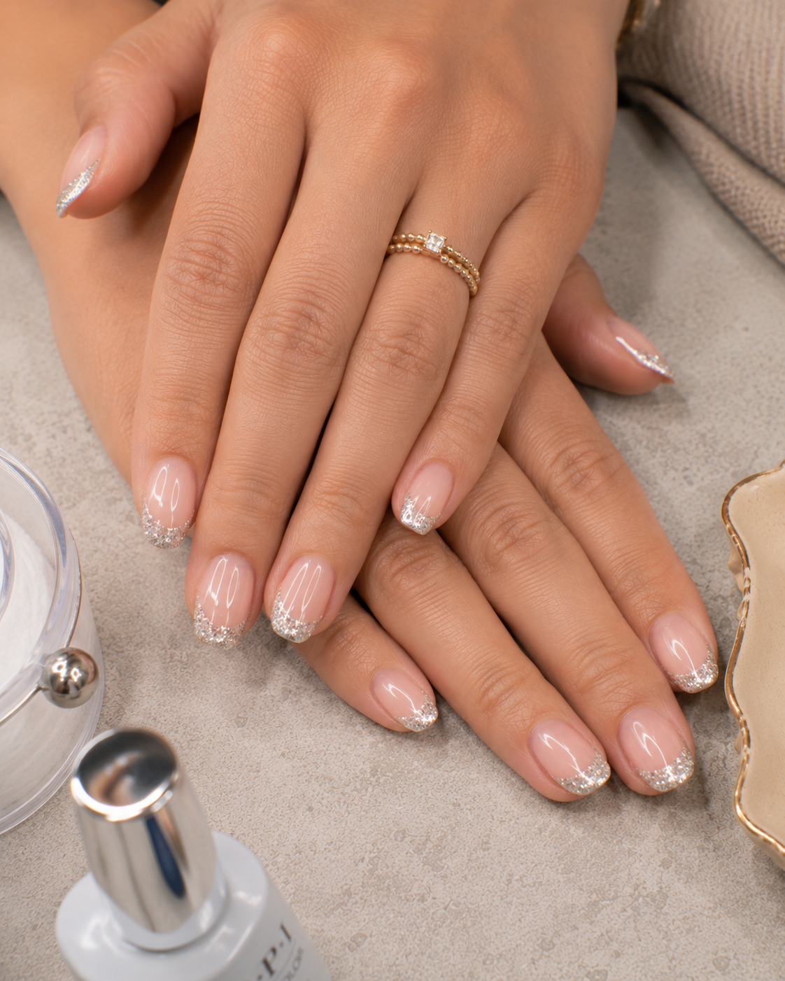 Glitter French