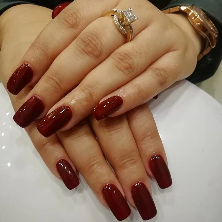 Isolated Chrome Art Each Finger