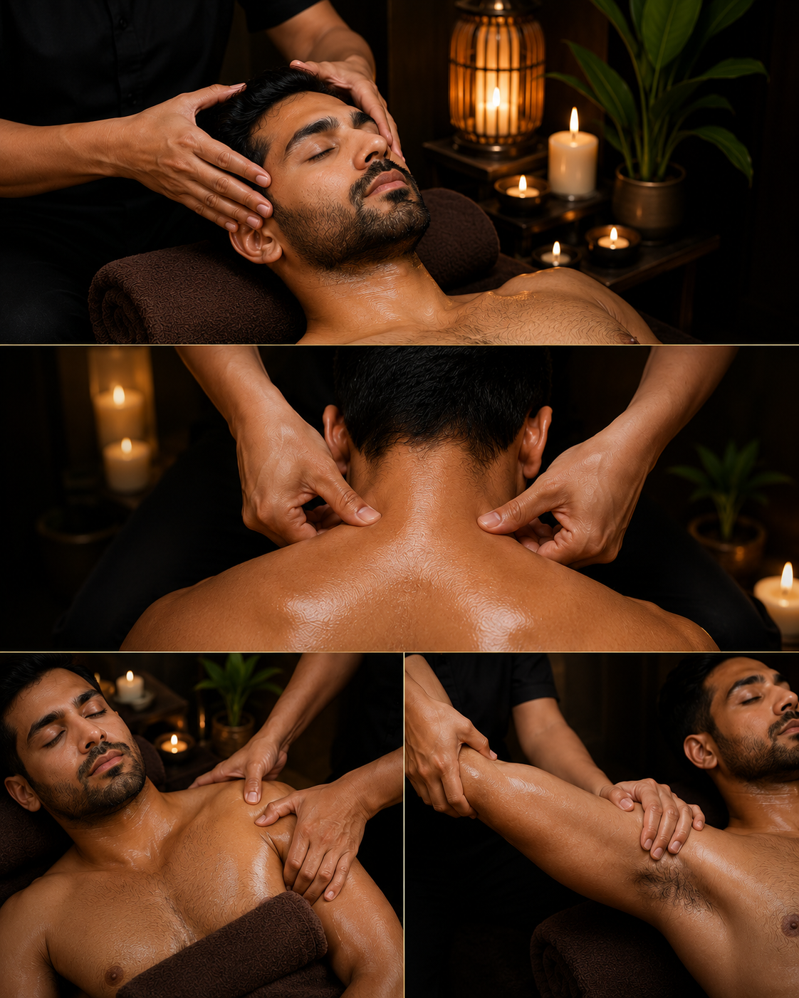 Pain Relief Spa - Head, Neck,Shoulder & Arms for Men