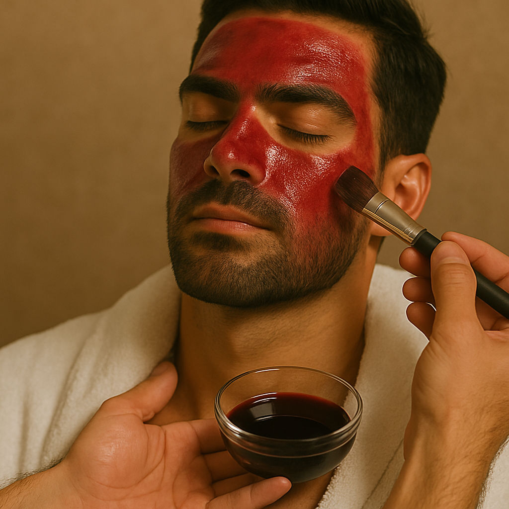 Wine Facial for Men