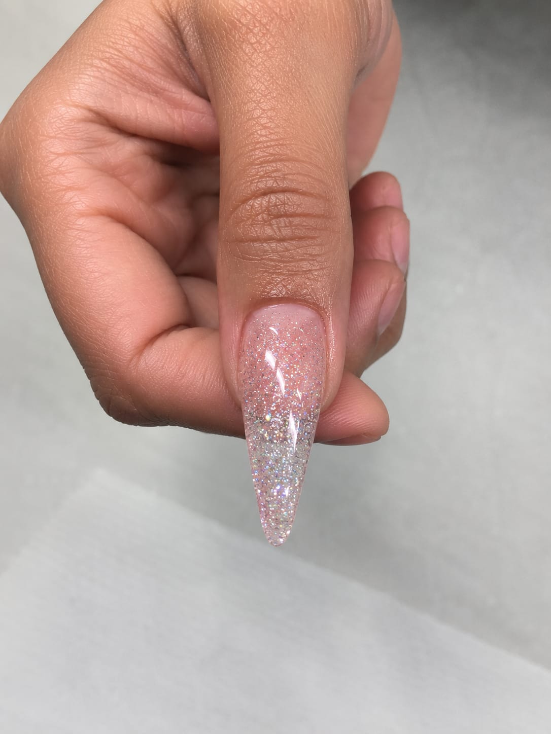 Scatter Glitter Each Finger